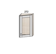 Шкаф скошенный 272 мм витрина
