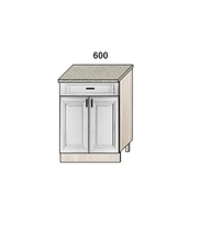 Стол 600 мм 1 ящик